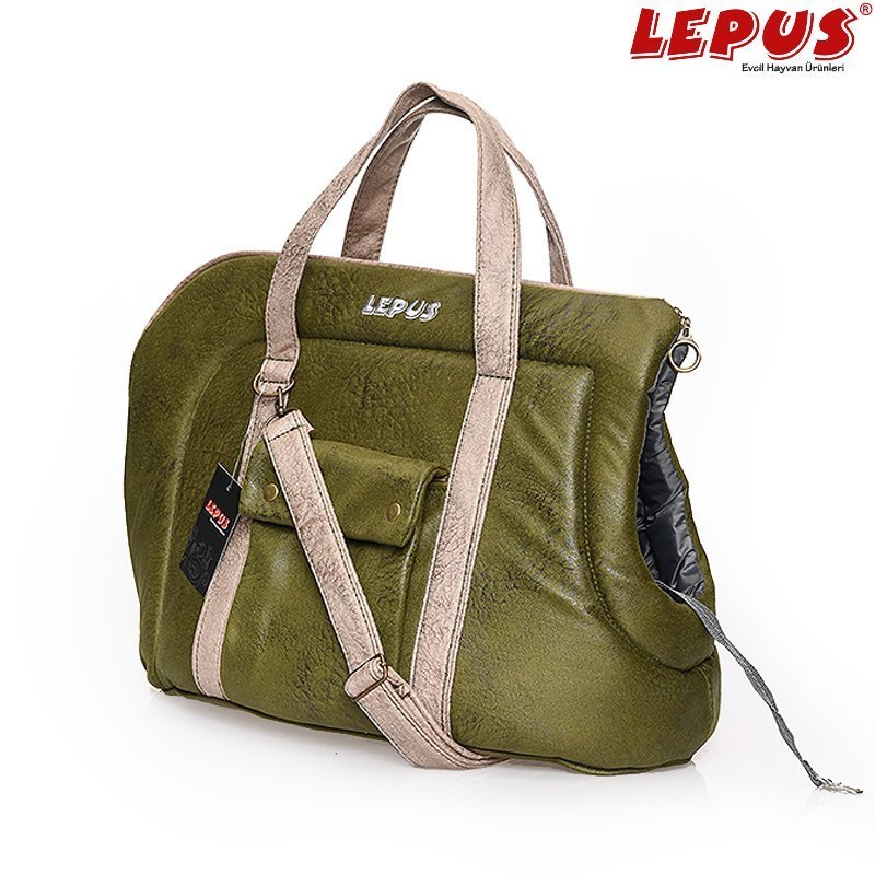 Lepus 25x40x33h cm Açık Taşıma Çanta Yeşil | Köpek Taşıma Çantası Ve Kafes Lepus 25x40x33h cm Açık Taşıma Çanta Yeşil | Köpek Taşıma Çantası Ve Kafes