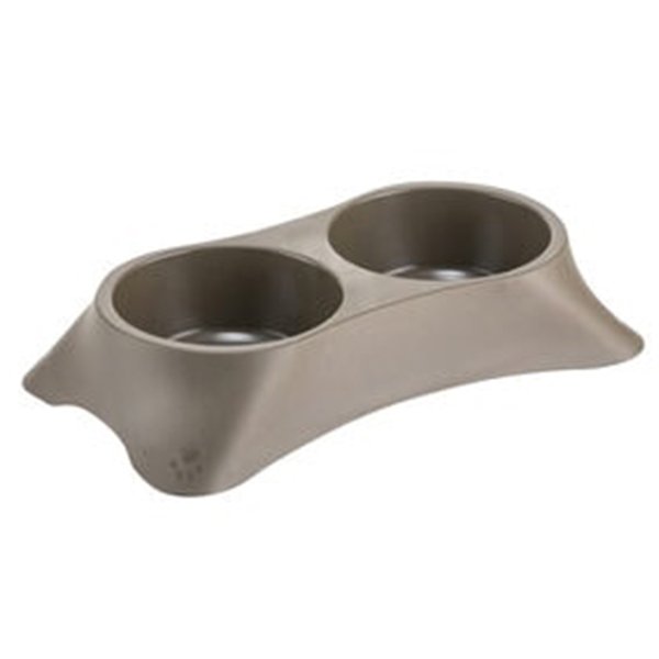 Lepus 2X250 ml Kyane Mama ve Su Kabı Kahve | İkili Mama Ve Su Kabı