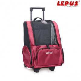 35*30*50h cm Tekerlekli Sırt Çantası Bordo | Köpek Taşıma Çantası Ve Kafes 35*30*50h cm Tekerlekli Sırt Çantası Bordo | Köpek Taşıma Çantası Ve Kafes