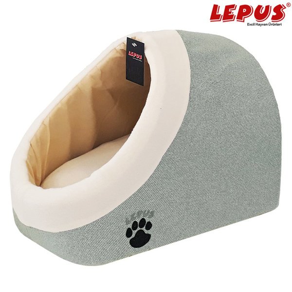 Lepus 45x45x35h Cm Alaska Yatak Açık Yeşil | Yuvalı Köpek Yatağı