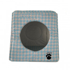 Lepus 45x45x45 Cm Küp Yuva Yatak Mavi | Yuvalı Köpek Yatağı Lepus 45x45x45 Cm Küp Yuva Yatak Mavi | Yuvalı Köpek Yatağı
