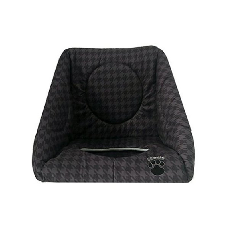 Lepus 45X45X45h Cm Küp Yatak Gri | Yuvalı Köpek Yatağı