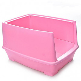 48x36x31h cm Relax Yarı Kapalı Tuvaleti Pembe | Açık Kedi Tuvaleti 48x36x31h cm Relax Yarı Kapalı Tuvaleti Pembe | Açık Kedi Tuvaleti