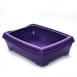 495x380x140 mm Relax Tuvalet Mor | Açık Kedi Tuvaleti 495x380x140 mm Relax Tuvalet Mor | Açık Kedi Tuvaleti