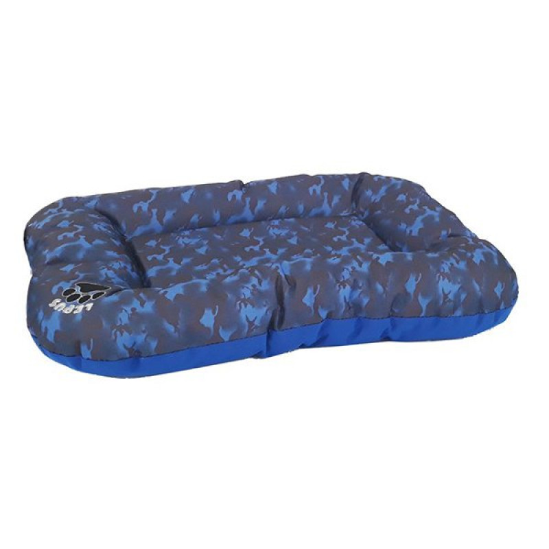 Lepus 50x65x13h Cm Basic Yer Minderi Mavi Small | Kumaş Köpek Yatağı