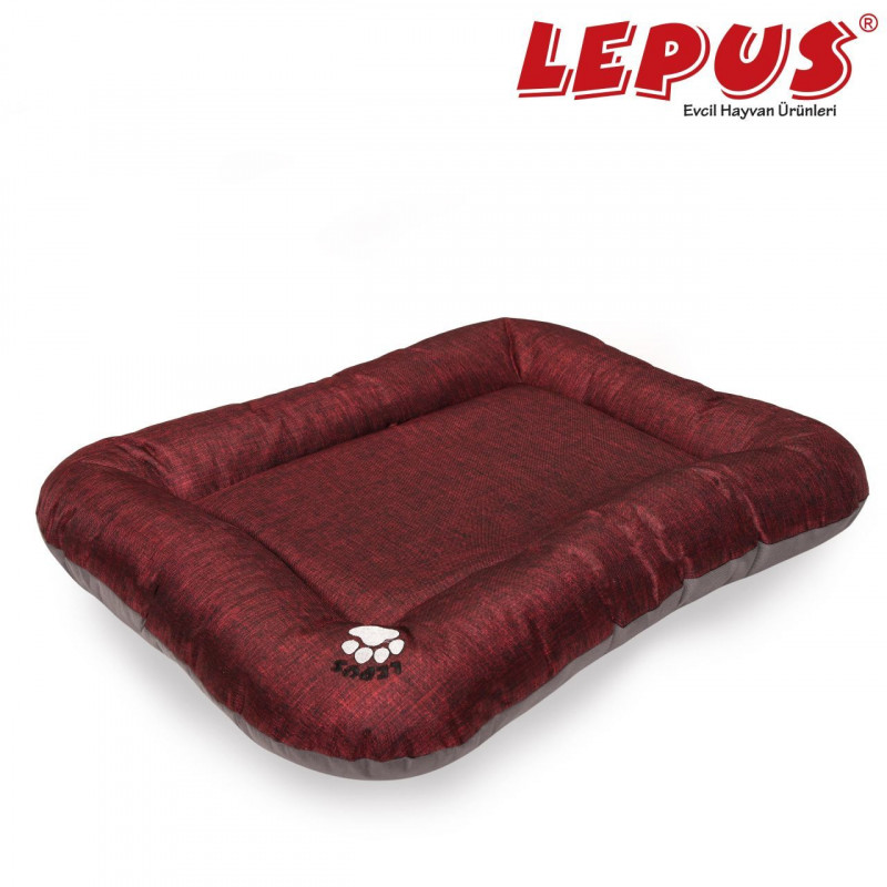 Lepus 70x100x13h cm Basic Minder Bordo L | Kumaş Köpek Yatağı Lepus 70x100x13h cm Basic Minder Bordo L | Kumaş Köpek Yatağı