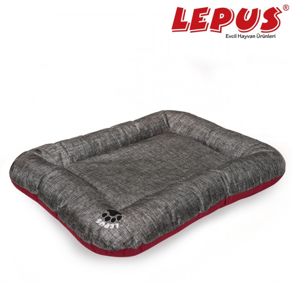 Lepus 70x100x13h cm Basic Minder Gri L | Kumaş Köpek Yatağı