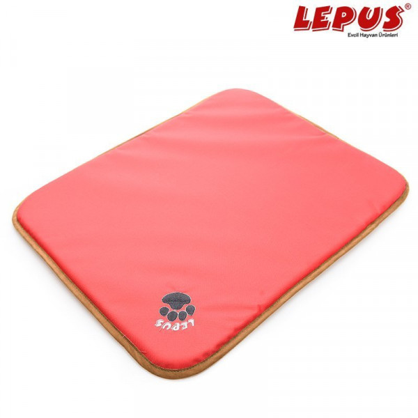 Lepus 70x55 cm Mat Minder Kırmızı S | Kumaş Köpek Yatağı