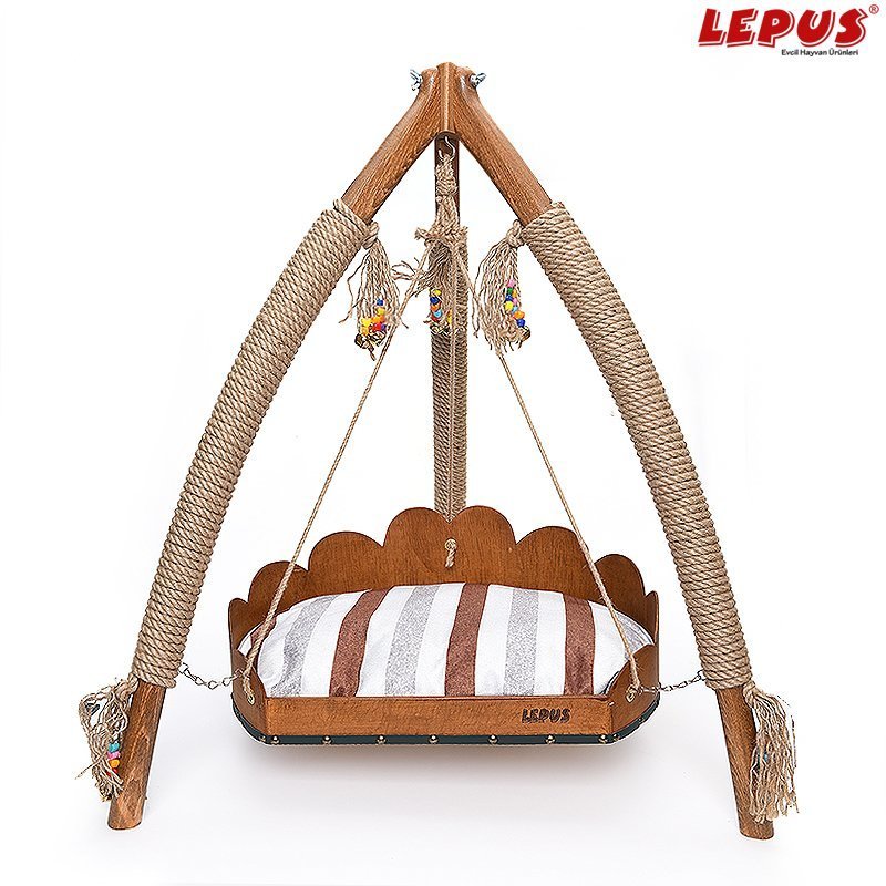Lepus 76x76x85h cm Retro Hamak | Kumaş Köpek Yatağı Lepus 76x76x85h cm Retro Hamak | Kumaş Köpek Yatağı