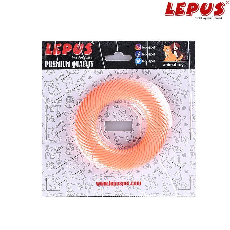 Lepus 9x9h cm Ağız ve Diş Sağlığı İçin Simit Oyuncak Turuncu | Köpek Çiğneme Lepus 9x9h cm Ağız ve Diş Sağlığı İçin Simit Oyuncak Turuncu | Köpek Çiğneme
