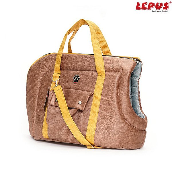 Lepus Açık Taşıma Çantası Kahve | Köpek Taşıma Çantası Ve Kafes