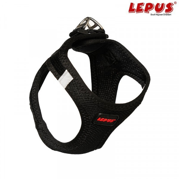 Lepus Göğüs Tasması (L) Siyah | Köpek Göğüs Tasması