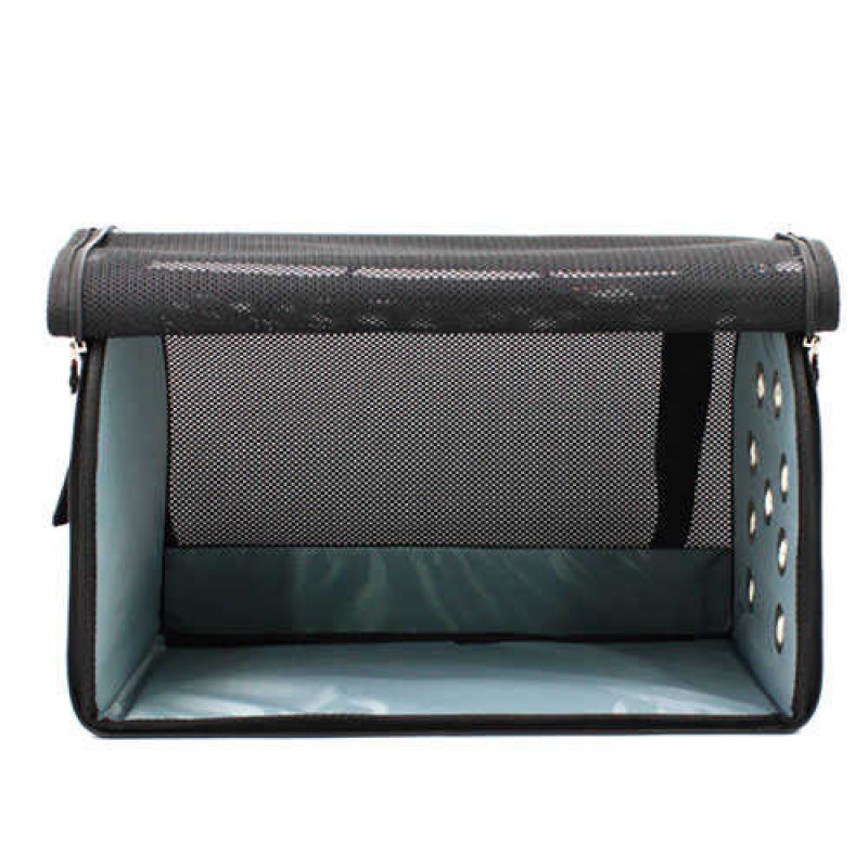 Lepus Kedi Köpek Çantası Mesh Bag Gri 28x45x28 Cm