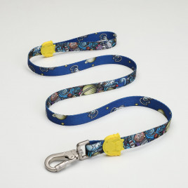 Apollo Köpek Gezdirme Kayışı Mavi/Sarı Medium