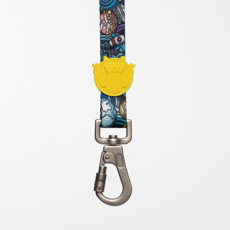 Lindo Dogs Apollo Köpek Gezdirme Kayışı Mavi/Sarı Medium