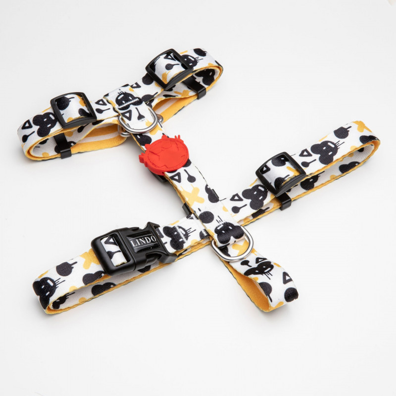 Lindo Dogs Bad Mouse H Tipi Köpek Göğüs Tasması Small