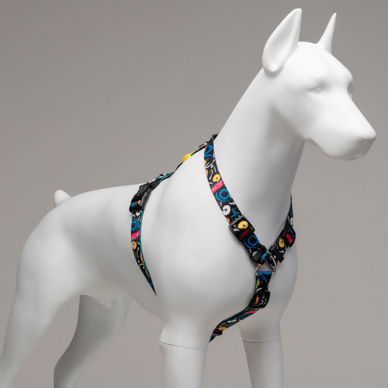 Lindo Dogs Enjoy H Tipi Köpek Göğüs Tasması Renkli Medium