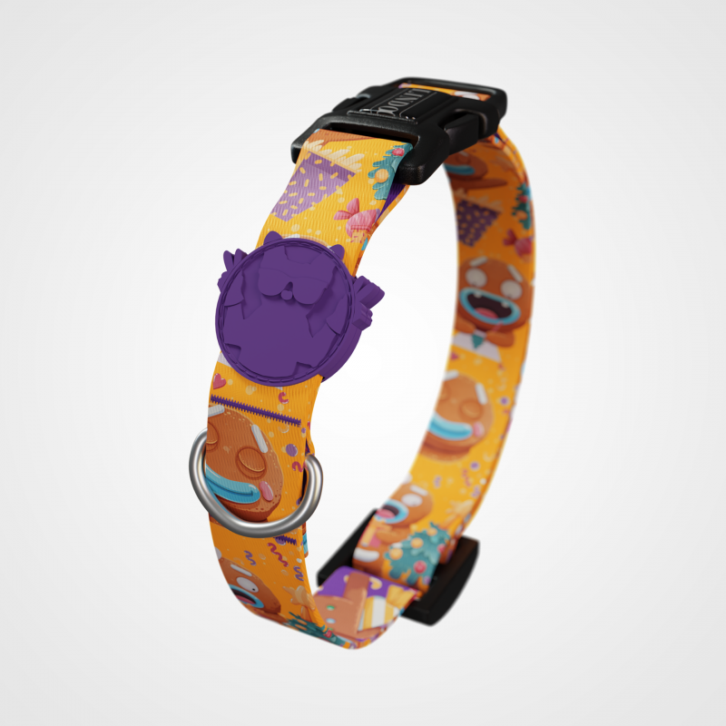 Lindo Dogs Ginger Man Köpek Boyun Tasması Turuncu Medium