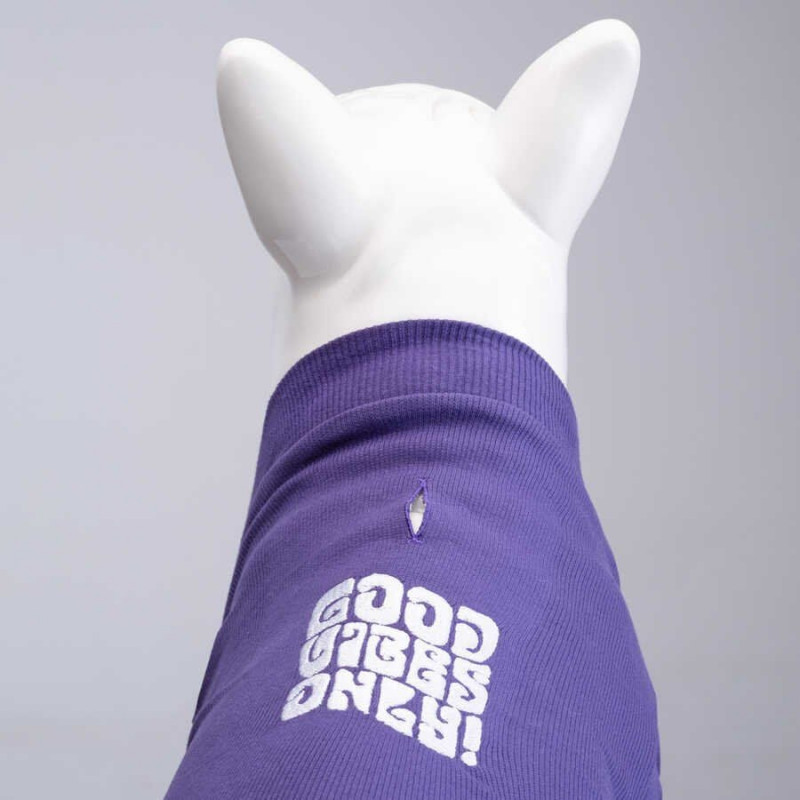 Lindo Dogs Good Vibes Only Flex Köpek Kıyafeti Tshirt Mavi Beden 2