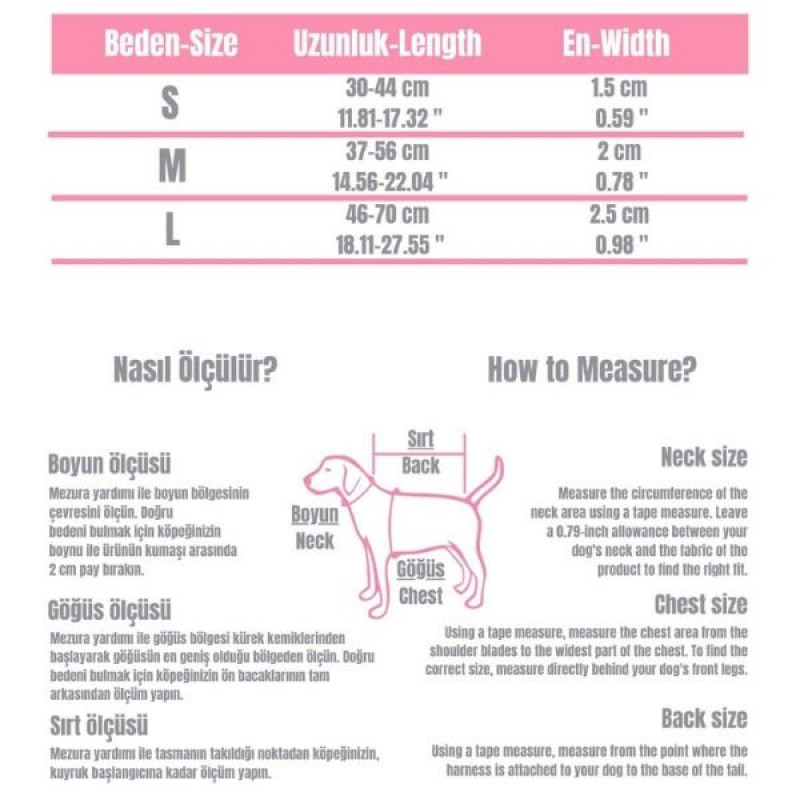 Lindo Dogs Ibiza Köpek Boyun Tasması Renkli Small