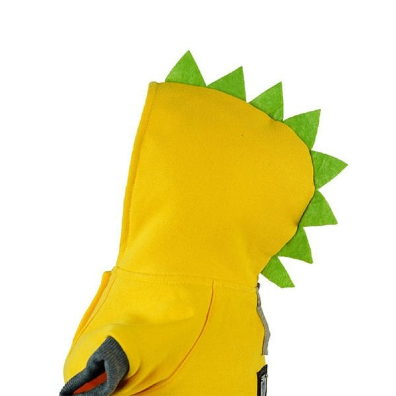 Lindo Dogs Jurassic Dog Sweatshirt Köpek Kıyafeti Sarı Beden 4