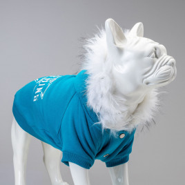 Mountains Sweatshirt Köpek Kıyafeti Mavi Beden 4