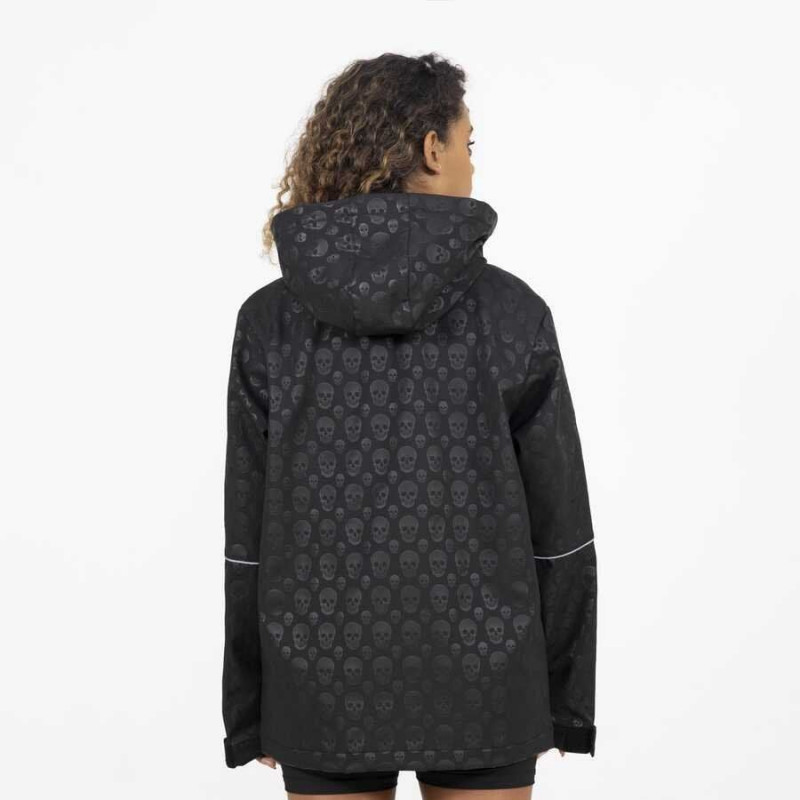 Lindo Dogs People Black Skull Unisex Yağmurluk Beden Siyah Xlarge