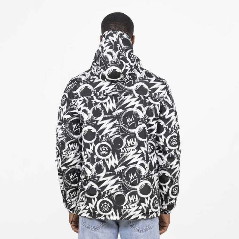 Lindo Dogs People Quantum Unisex Yağmurluk Siyah Beden Xlarge