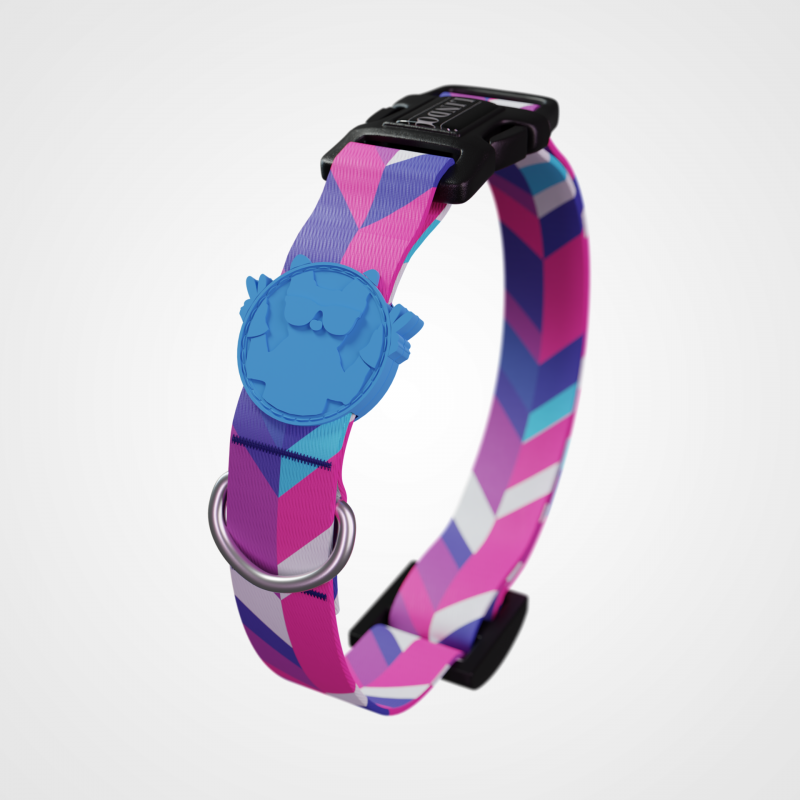 Lindo Dogs Pink Dream Köpek Boyun Tasması Renkli Medium