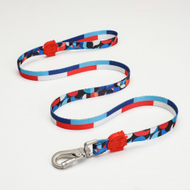 Red Line Köpek Gezdirme Kayışı Kırmızı/Mavi Medium