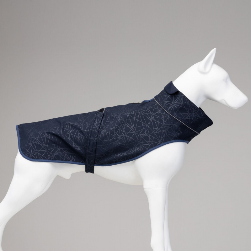 Lindo Dogs Softshell Navy Magnetic Köpek Yağmurluğu Lacivert Beden 8