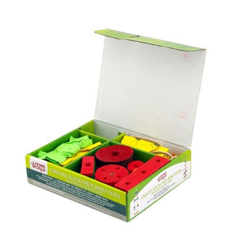 Living World Kuş Oyuncak Yapma Seti -Ahşap