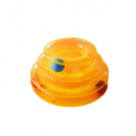 25x13 Cm Üç Katlı Toplu Yuvarlak Oyuncak Turuncu | Kedi Top Oyuncak 25x13 Cm Üç Katlı Toplu Yuvarlak Oyuncak Turuncu | Kedi Top Oyuncak