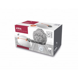 M-Pets Atria İnteraktif Fare Kedi Oyuncağı 18.6x9.6x9.4 Cm Beyaz