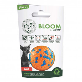 M-Pets Bloom Ball Parçalanmaz Top Köpek Oyuncağı 7 Cm Turuncu