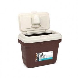 M-Pets Container Mama Saklama Kovası 4,5 Kg Kahverengi M-Pets Container Mama Saklama Kovası 4,5 Kg Kahverengi