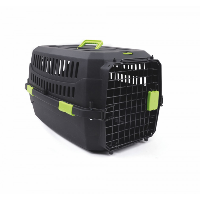 M-Pets Eco Viaggio Carrier Lata Kedi ve Küçük Irk Köpek Taşıma Çantası 68x47.6x42 Cm Siyah Medium