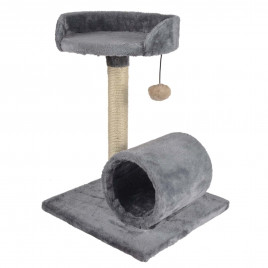 M-Pets Erebus Yataklı Kedi Tırmalama Tahtası Gri 38x38x49 Cm