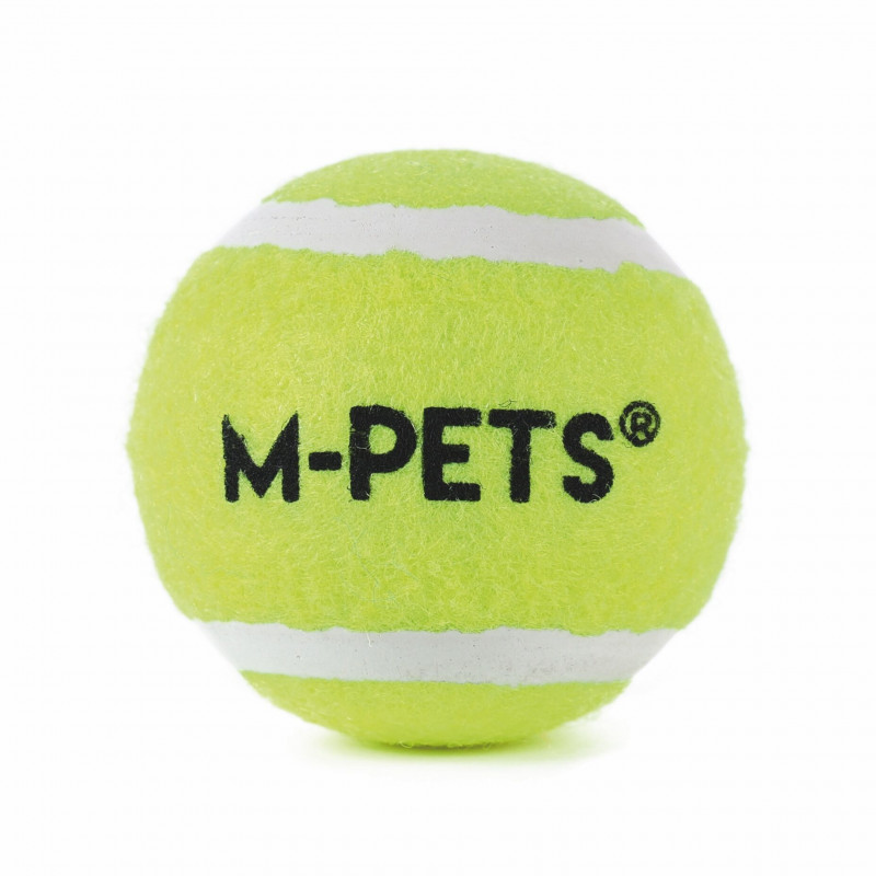 M-Pets Hop Tenis Topu Köpek Oyuncağı 6.4 Cm 3 Adet Sarı