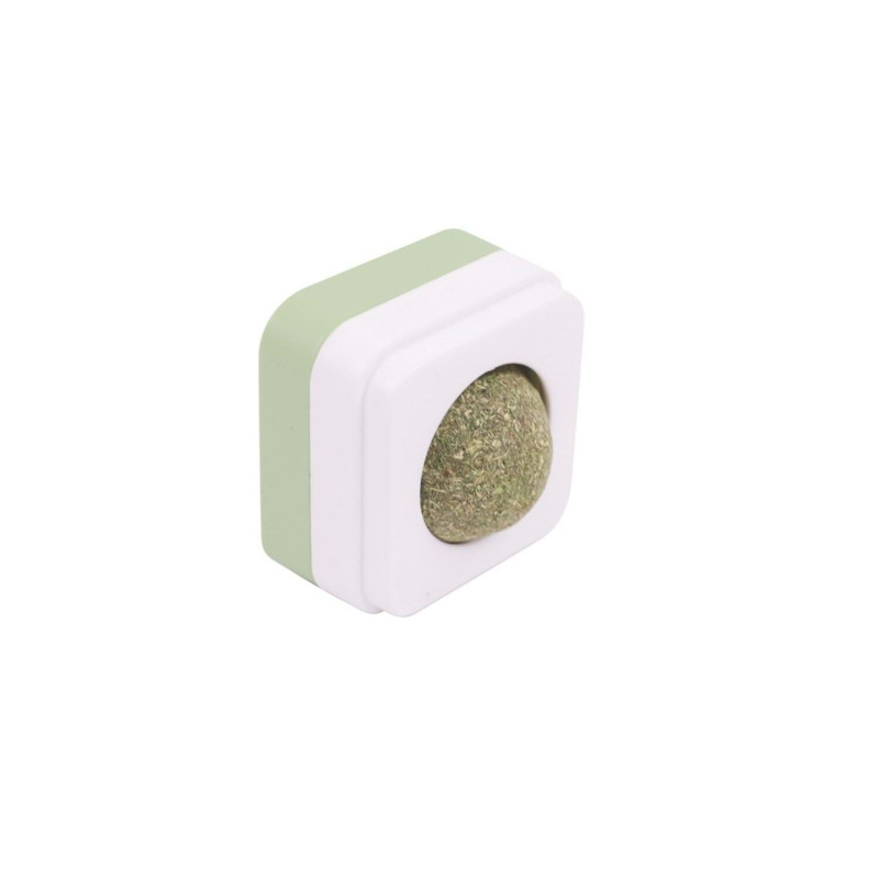 M-Pets Meyveli Catnip Topu Kedi Oyuncağı 4.5x4.5x4.7 Cm Yeşil