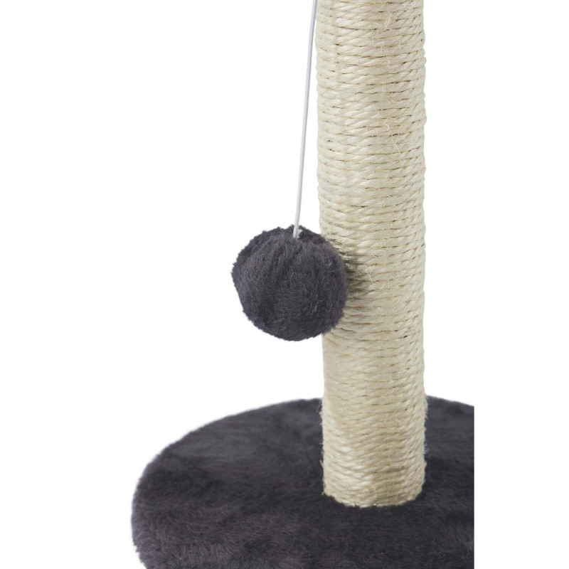 M-Pets My First Ponponlu Kedi Tırmalama Tahtası 24x24x30 Cm Gri