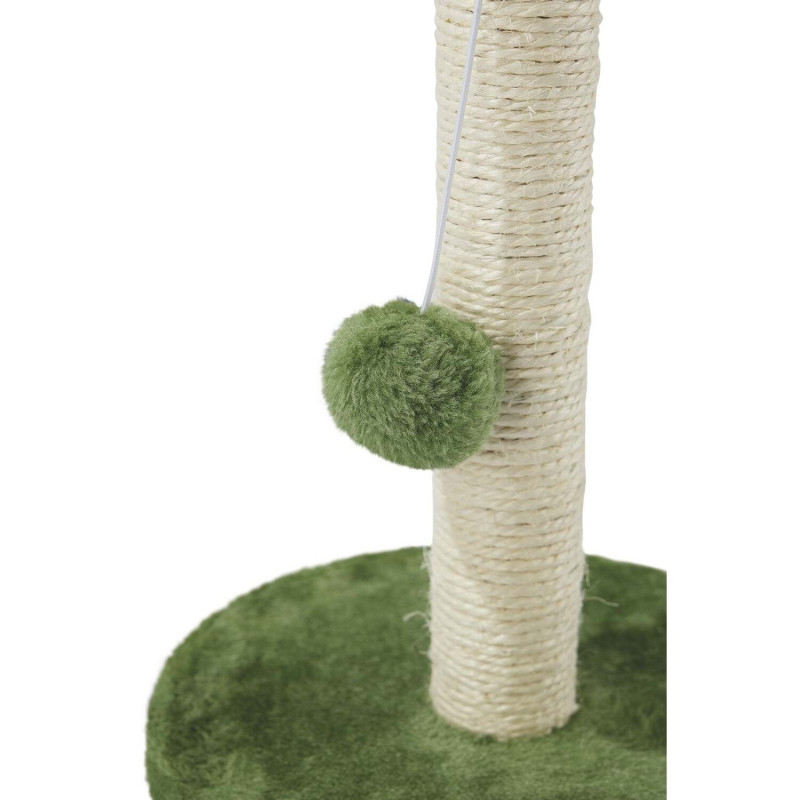 M-Pets My First Ponponlu Kedi Tırmalama Tahtası 24x24x30 Cm Yeşil