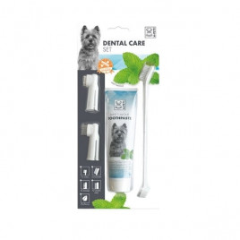 M-Pets Naneli Aromalı Diş Macunu ve Fırça Seti | Köpek Ağız Ve Diş Bakım Ürünü