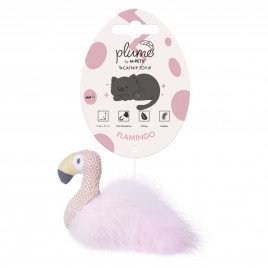M-Pets Plume Flamingo Catnipli Kedi Oyuncağı 7x8x3 Cm Pembe