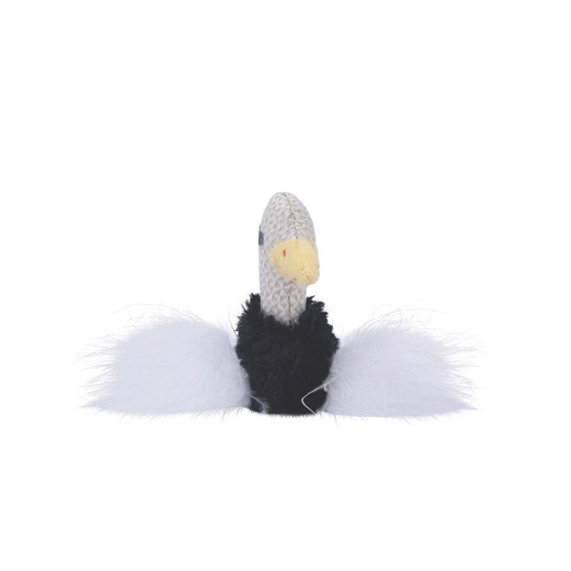 M-Pets Plume Ostrich Catnipli Kedi Oyuncağı 7x9x3 Cm Beyaz