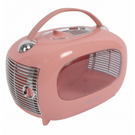 M-Pets Sixties Classic Kedi ve Küçük Irk Köpek Taşıma Çantası 48x29x30 Cm Pembe