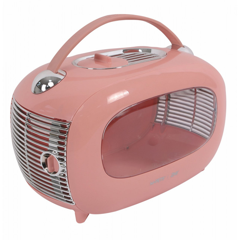 M-Pets Sixties Classic Kedi ve Küçük Irk Köpek Taşıma Çantası 48x29x30 Cm Pembe