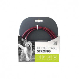 M-Pets Strong Bahçe Bağlama Halatı Kırmızı 3 M