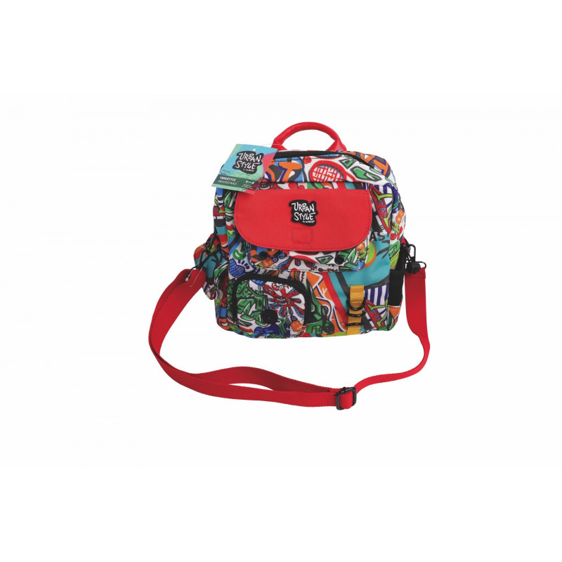 M-Pets Urban Style Freestyle Evcil Hayvan Aksesuar Taşıma Çantası 28x26x14 Cm Karışık Renkli