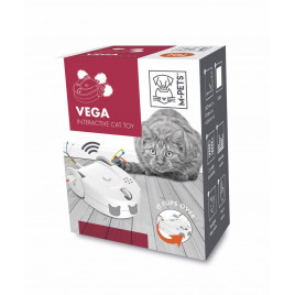 M-Pets Vega İnteraktif Kedi Oyuncağı 8.2x6x3.6 Cm Beyaz